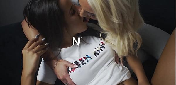 trendsTwo sexy babes making out in front of Nudex camera